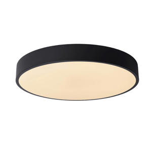 UNAR - Plafonnière - Ø39,5 cm - LED Dimb. - 1x24W 2700K - 3 StepDim - Zwart  
