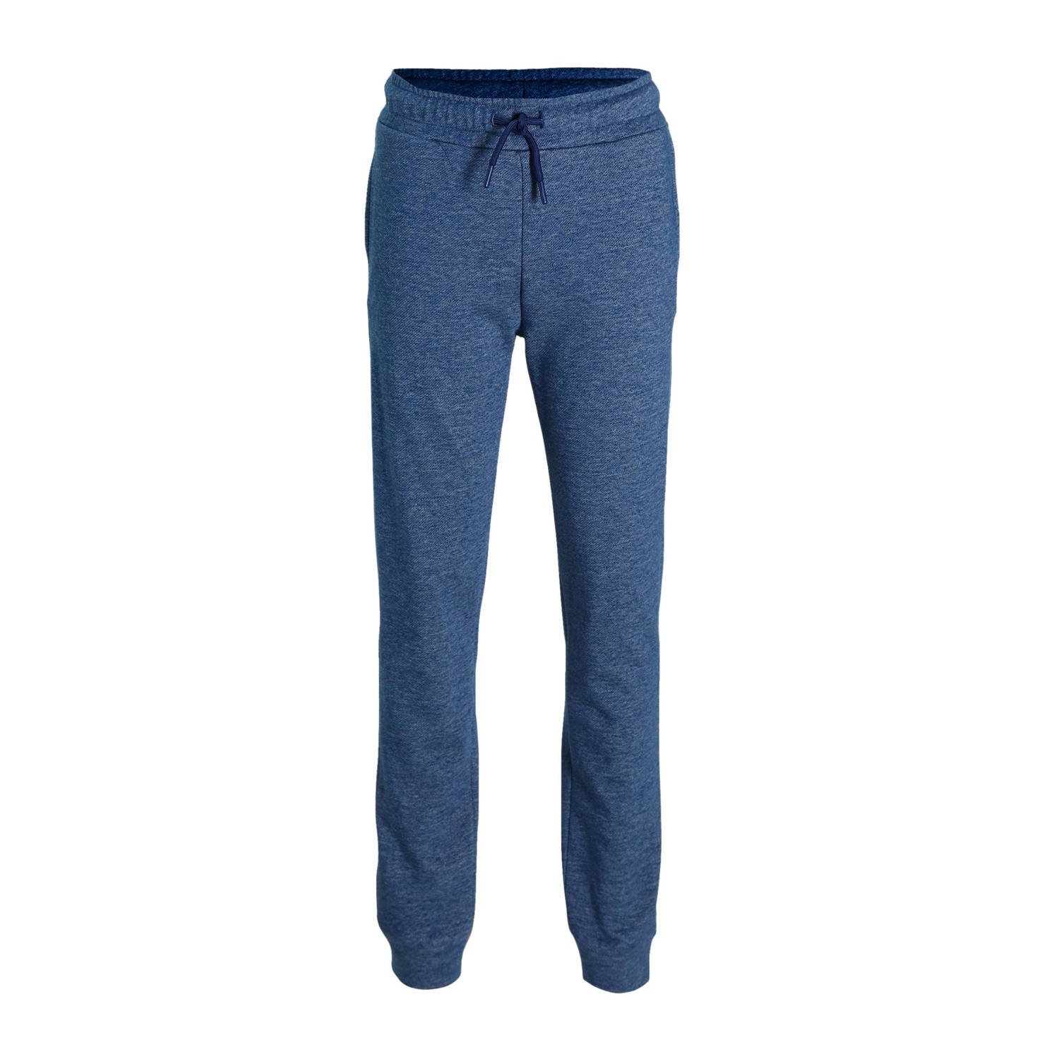 Anytime joggingbroek Riot denimlook blauw