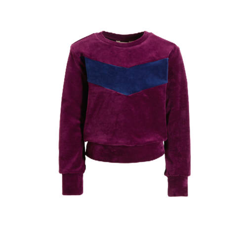 Orange Stars sweater Rumi donkerpaars afbeelding