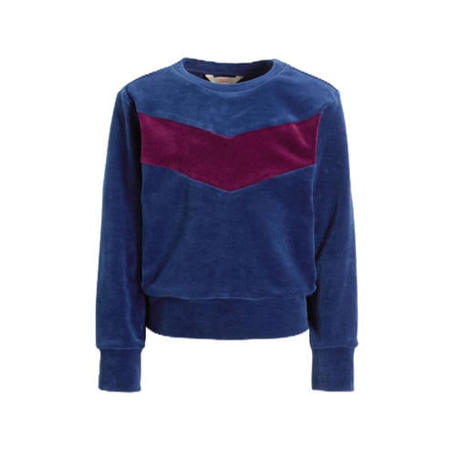 Orange Stars sweater Rumi donkerblauw afbeelding