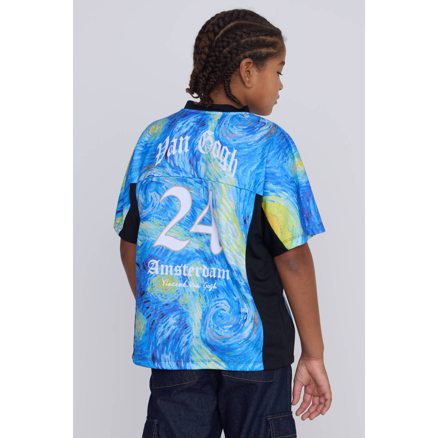 Coolcat T-shirt Apoh license met printopdruk zwart