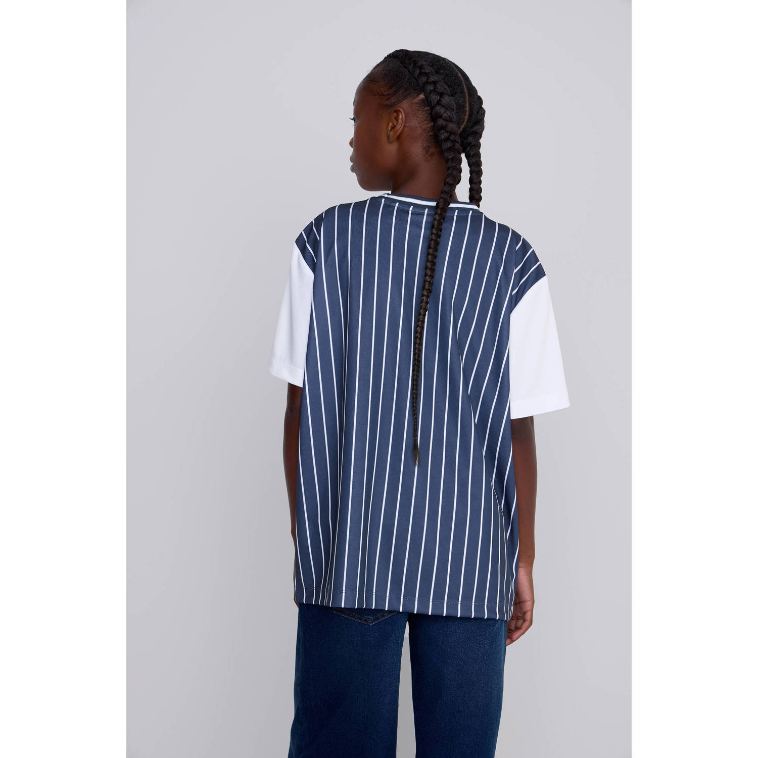 Coolcat T-shirt Chun Lee blauw wit