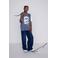 Coolcat T-shirt Chun Lee blauw / wit