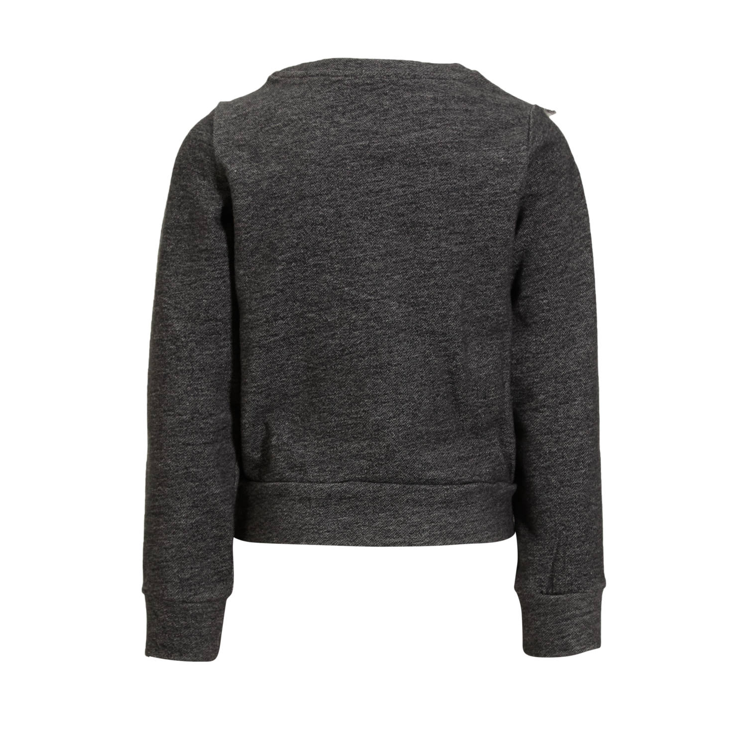 anytime sweater zwarte denim look