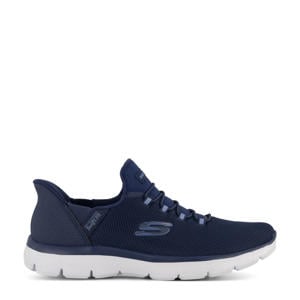 slip-on sneakers donkerblauw