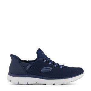 slip-on sneakers donkerblauw