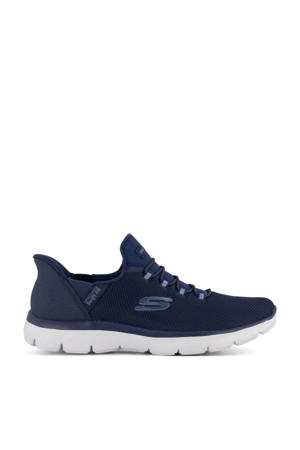 slip-on sneakers donkerblauw