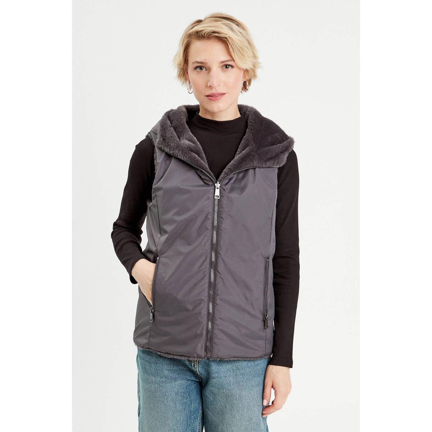 Cache bodywarmer grijs