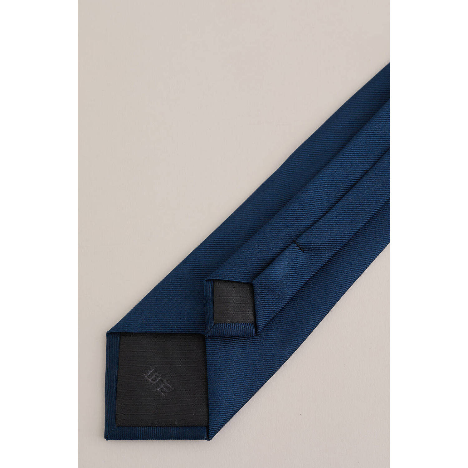 WE Fashion stropdas donkerblauw