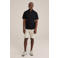 WE Fashion regular fit overhemd met jacquard black uni