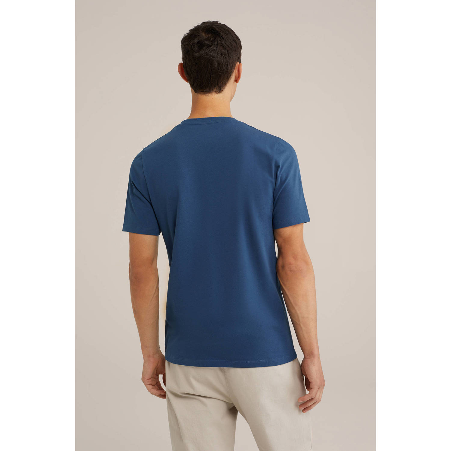 WE Fashion slim fit T-shirt faded night