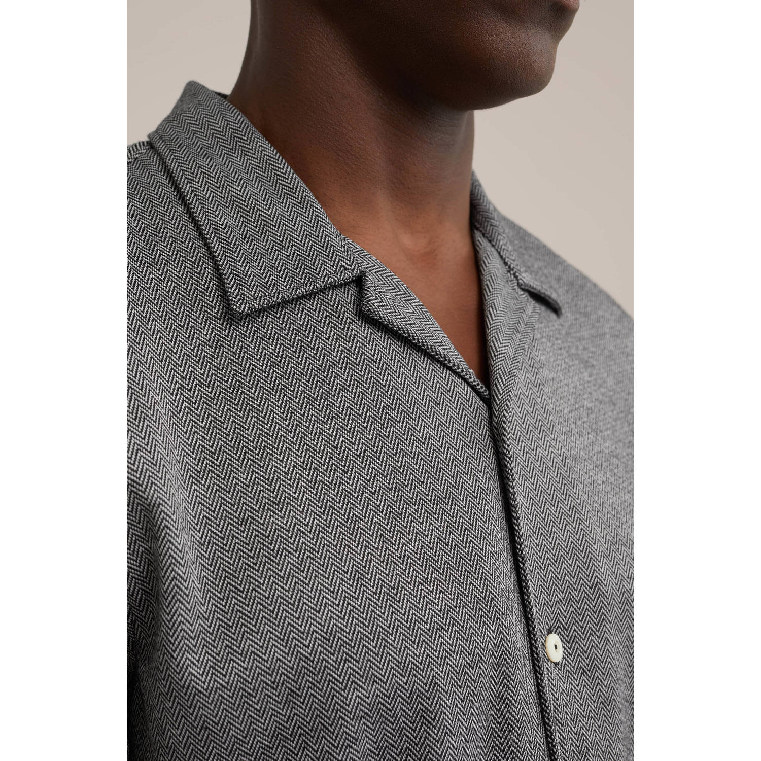 WE Fashion overhemd jersey black