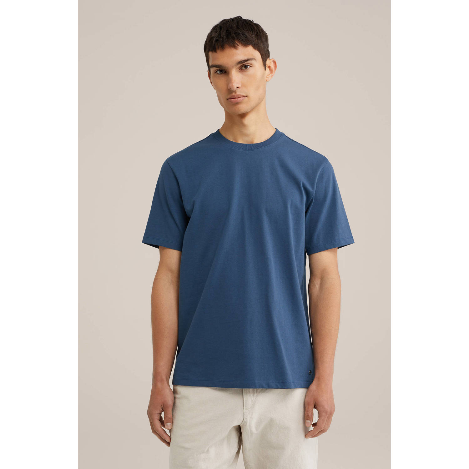 WE Fashion regular fit T-shirt faded night
