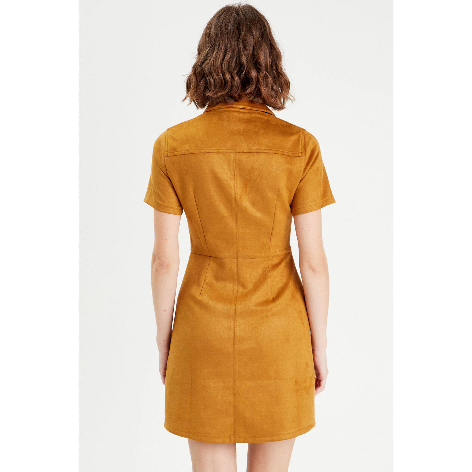 Cache blousejurk oker