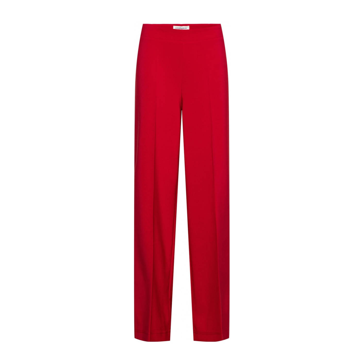 &Co Woman Wijde Broek Zomerse Stijl Red Dames