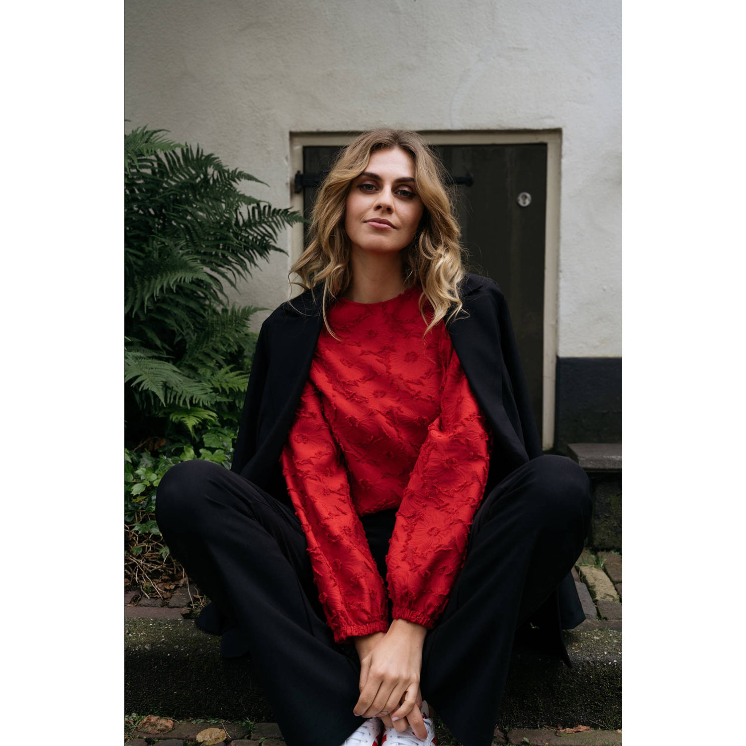 &Co Woman top ERIN rood