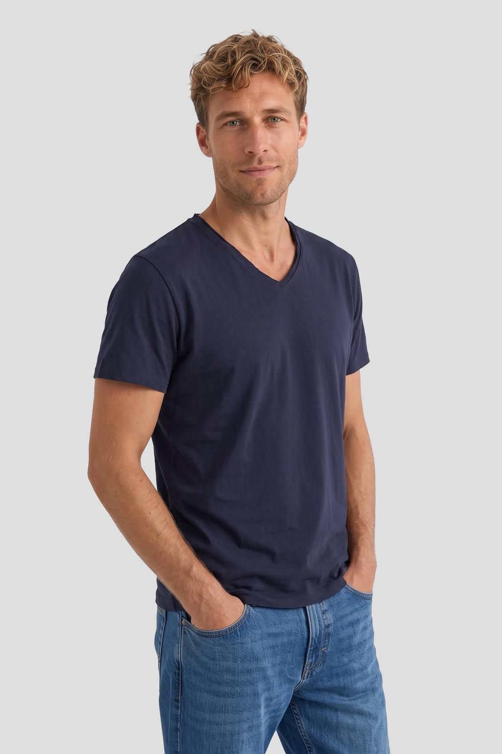 REPLAY T-shirt donkerblauw