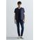 REPLAY T-shirt donkerblauw