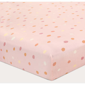 NOUS Kids kinderhoeslaken 1-persoons roze (200x90 cm)