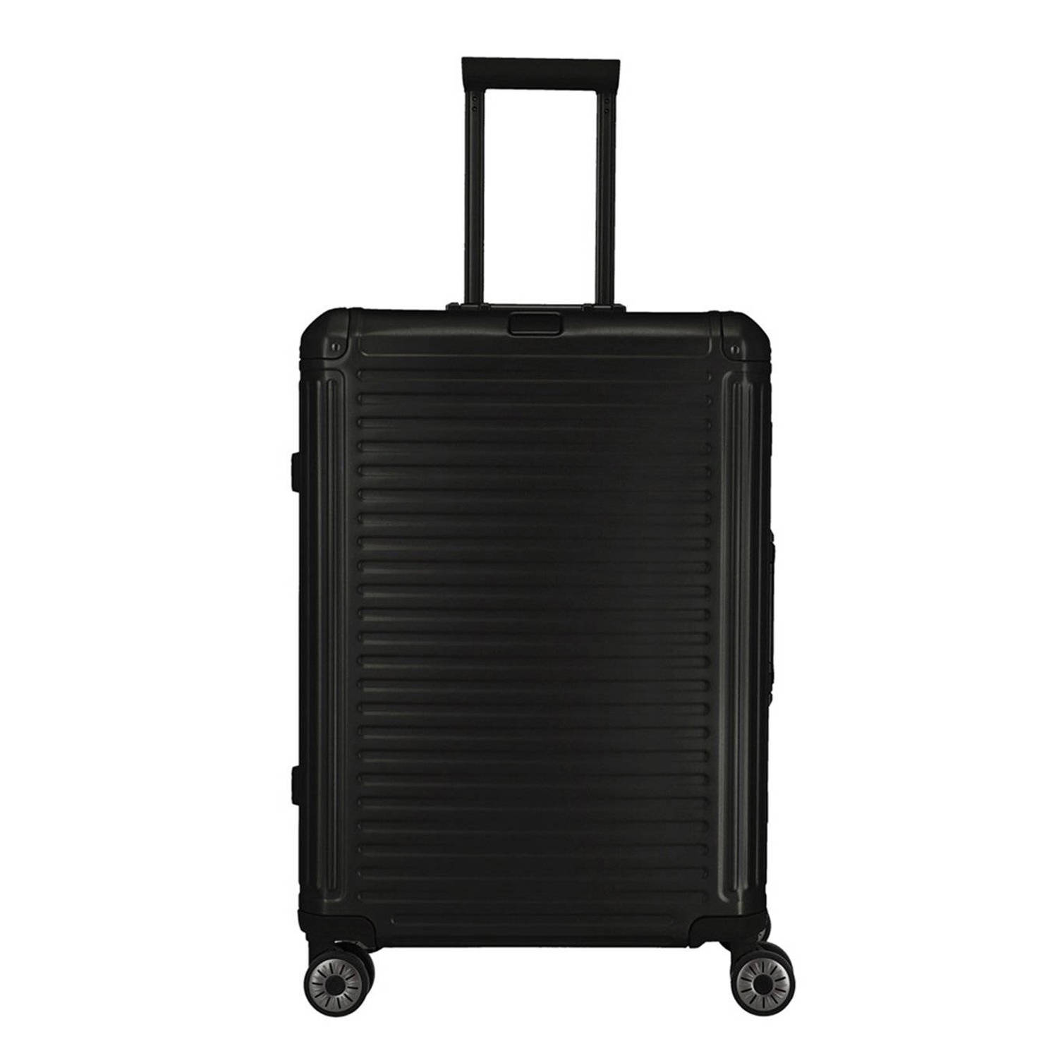 Travelite trolley Next 2.0 Aluminium 67 cm. zwart