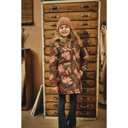 thumbnail: Z8 winterjas Rori donker oudroze/roze/groen