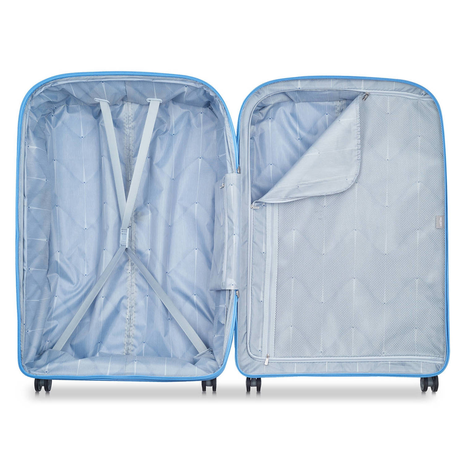 Delsey trolley Clavel 82 cm. Expandable blauw