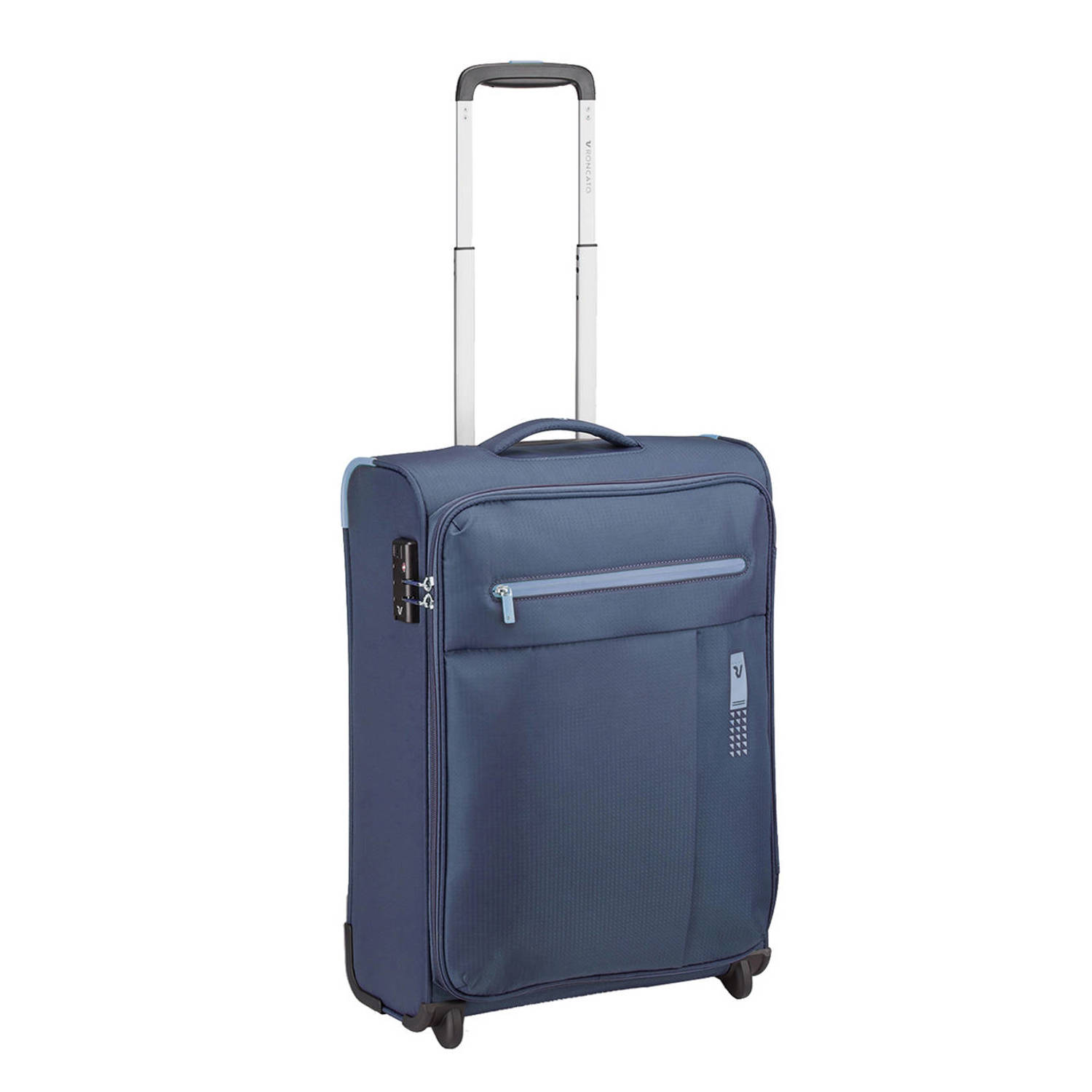 Roncato trolley Lite Soft 55 cm. donkerblauw