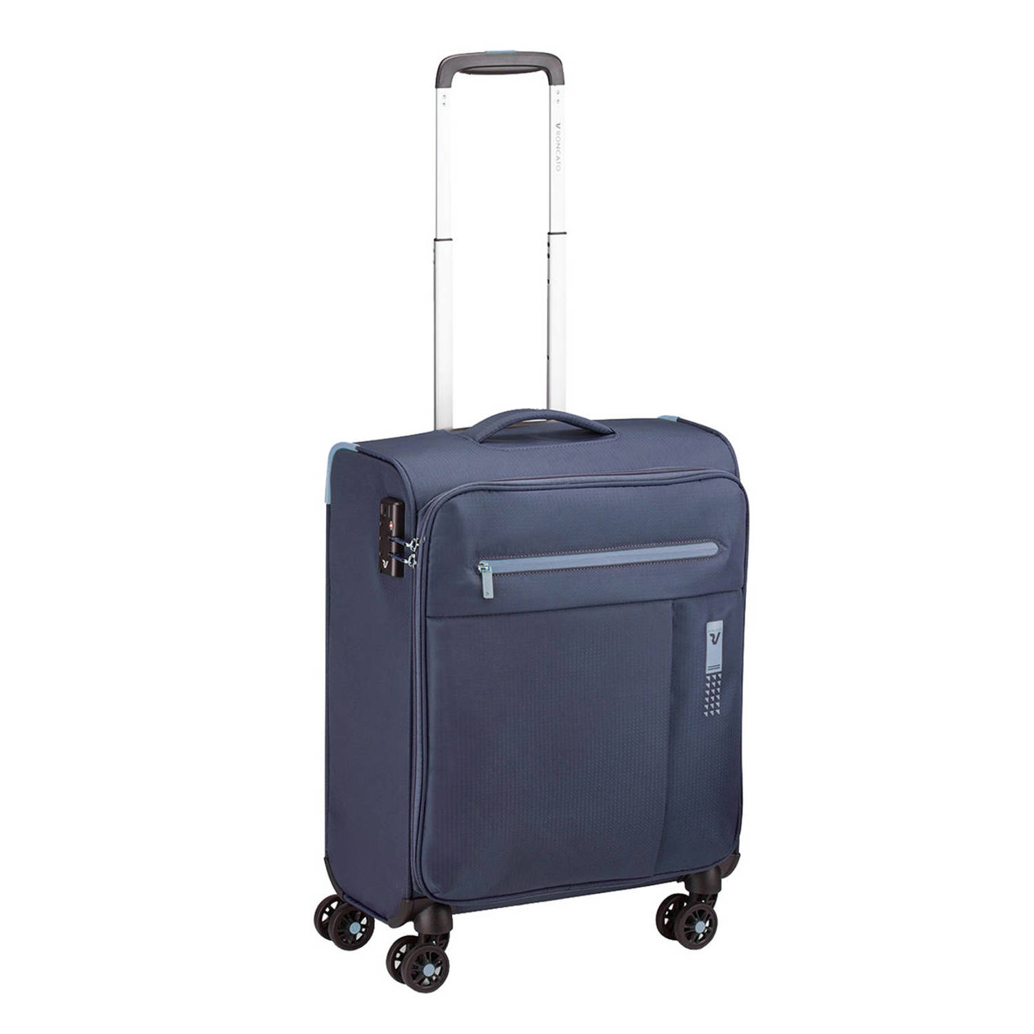 Roncato trolley Lite Soft 55 cm. donkerblauw