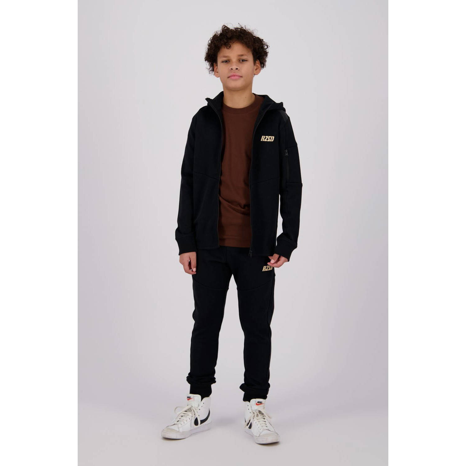 Raizzed tapered fit joggingbroek Seoul met logo zwart