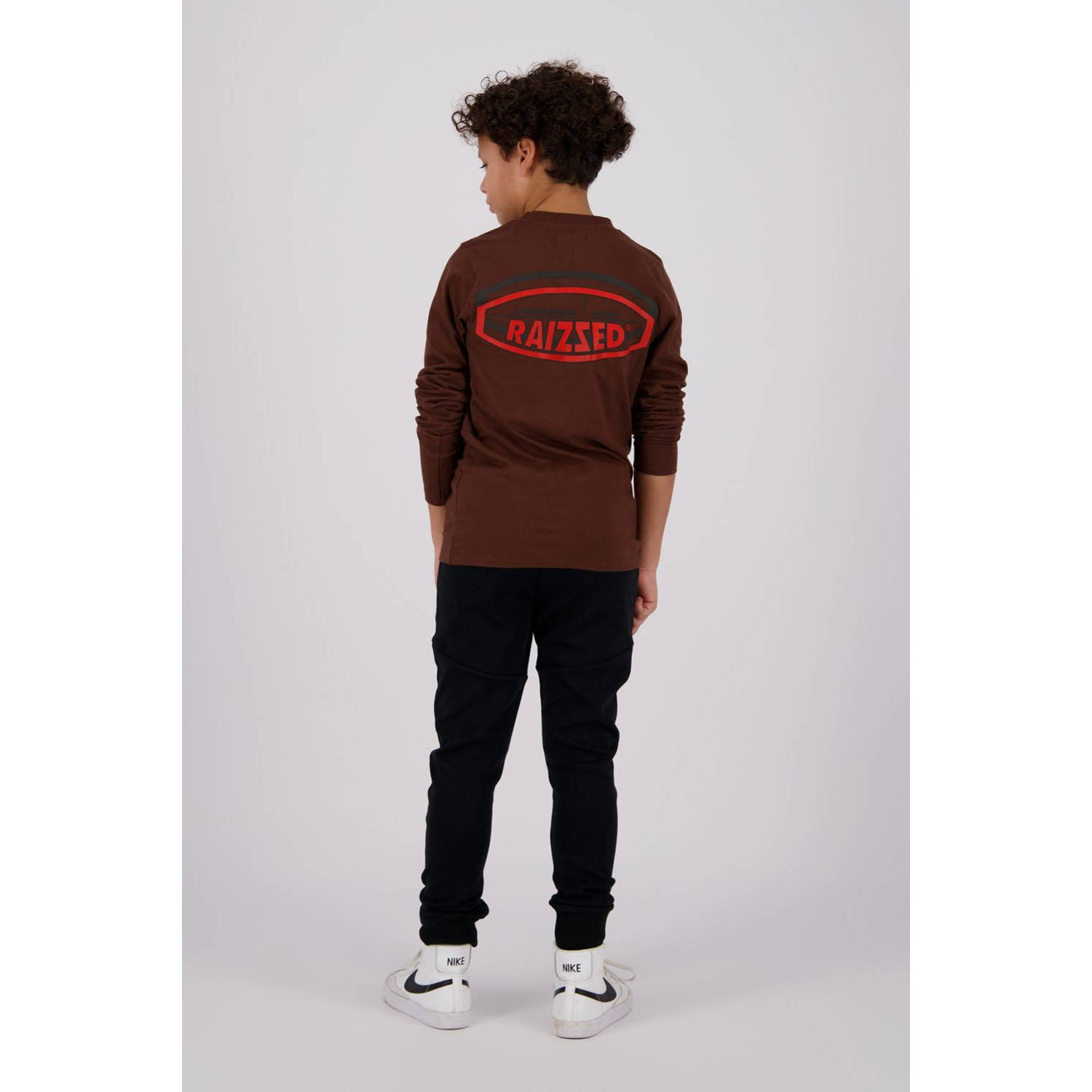 Raizzed tapered fit joggingbroek Seoul met logo zwart