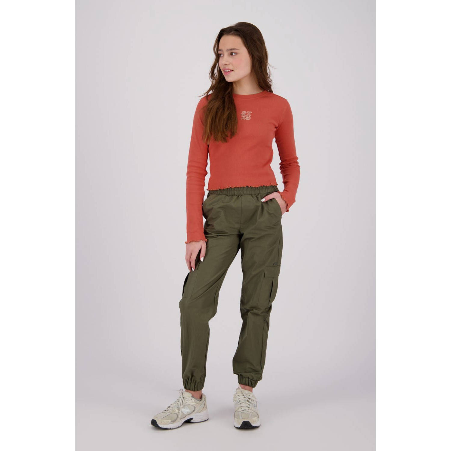 Raizzed tapered fit cargobroek Noxi armygroen