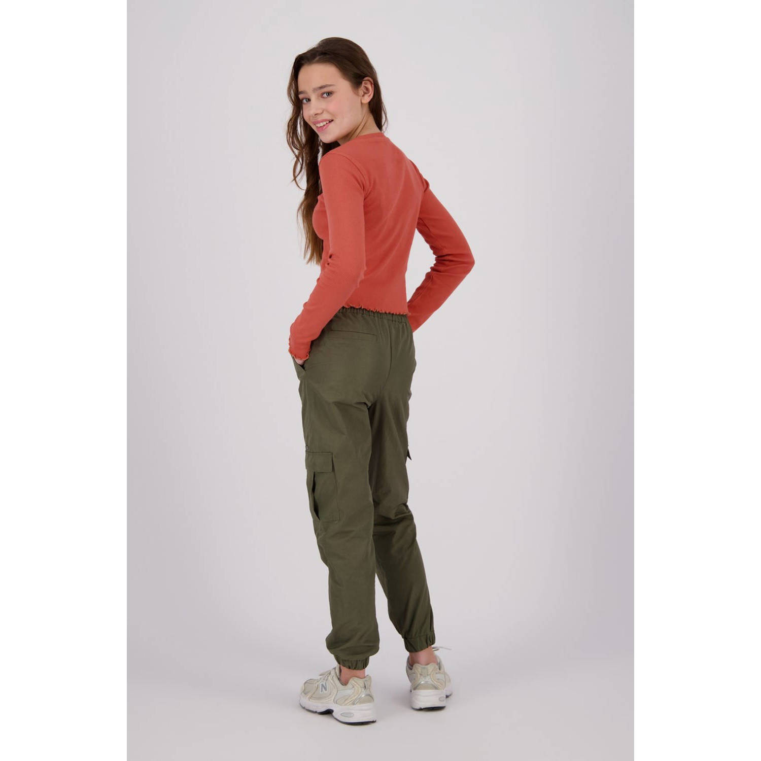 Raizzed tapered fit cargobroek Noxi armygroen