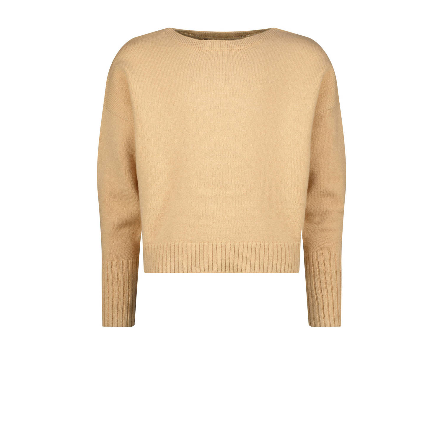 Raizzed gebreide trui beige