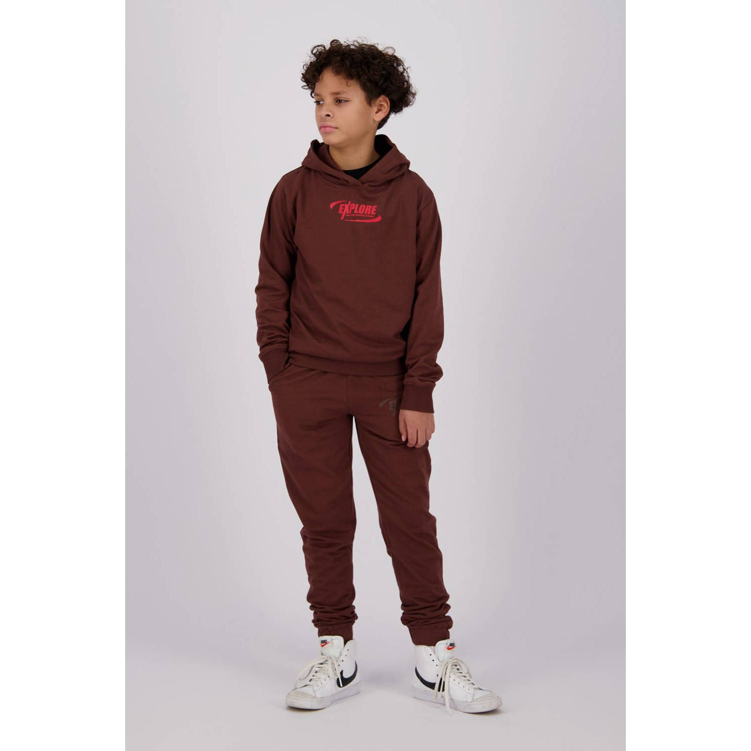 Raizzed tapered fit joggingbroek Rodez warmbruin