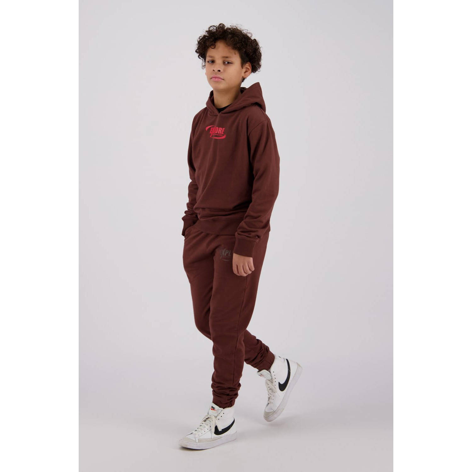 Raizzed tapered fit joggingbroek Rodez warmbruin