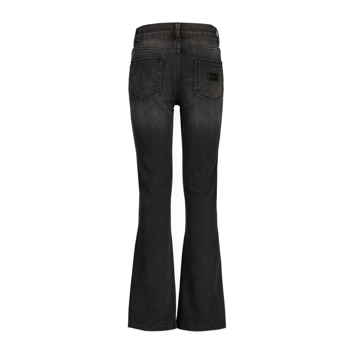 Vingino high waist flared jeans Britte washed black