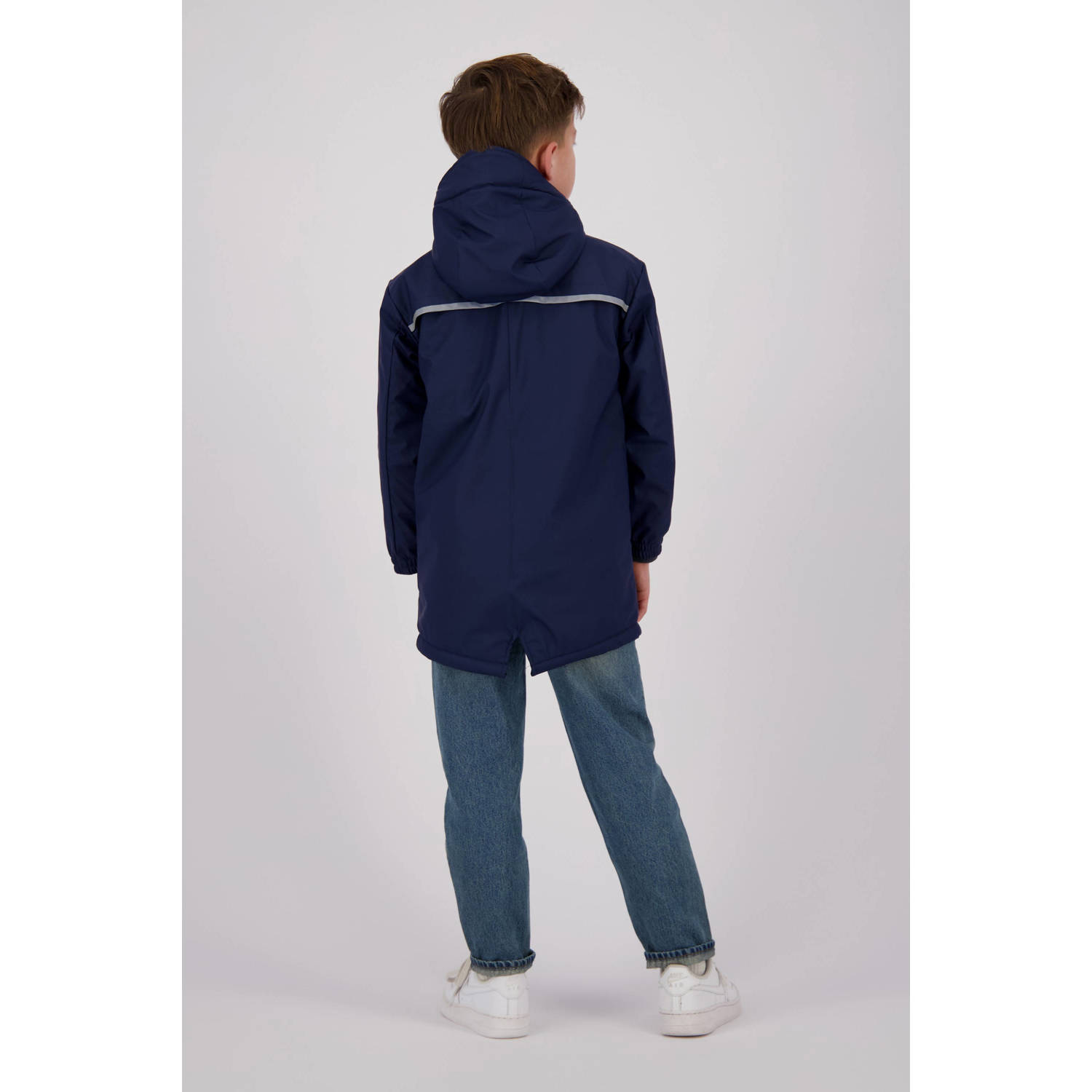 Vingino kids regenjas Twilight donkerblauw
