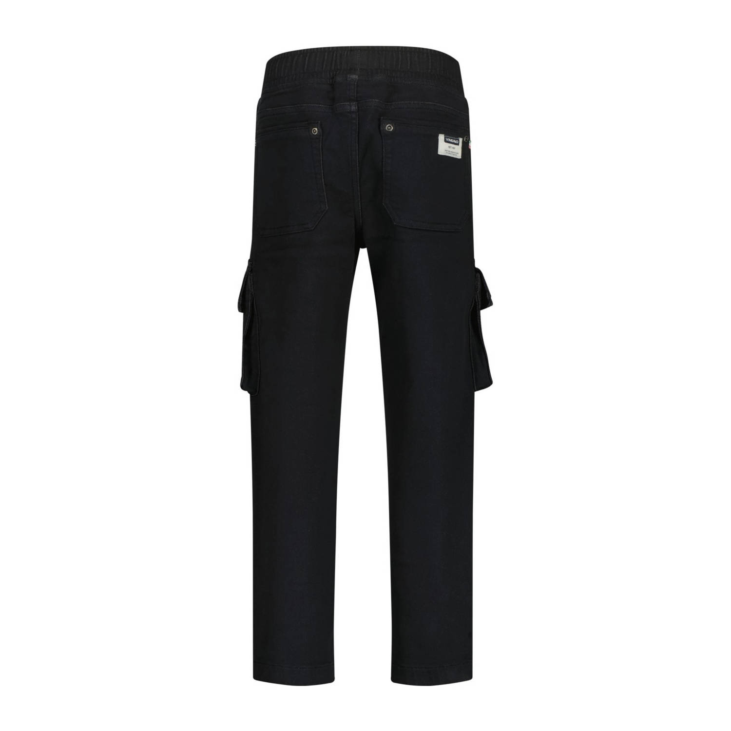 Vingino loose fit cargobroek Claudio zwart