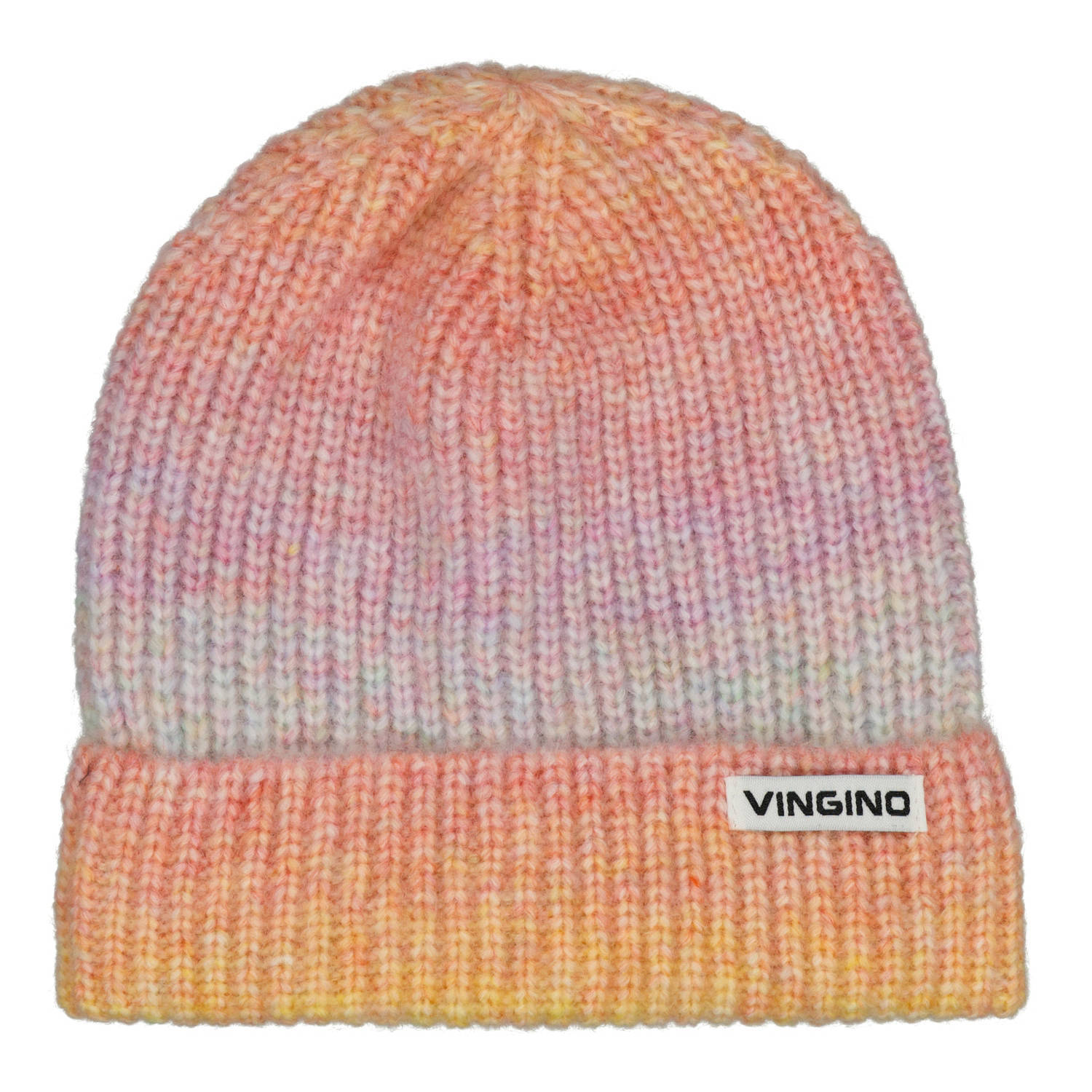 Vingino muts Vina met all over print roze multicolor