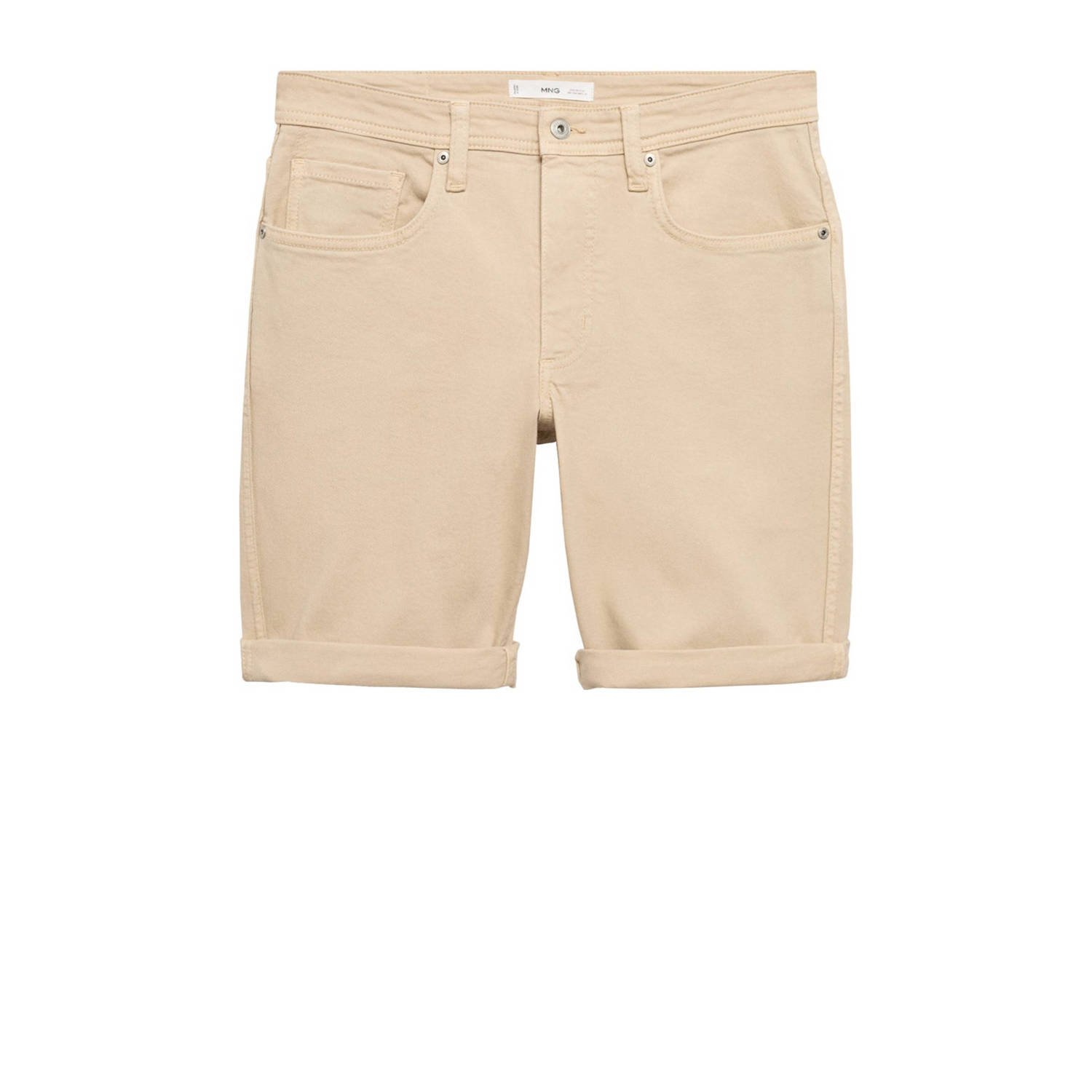 Mango Man slim fit short beige