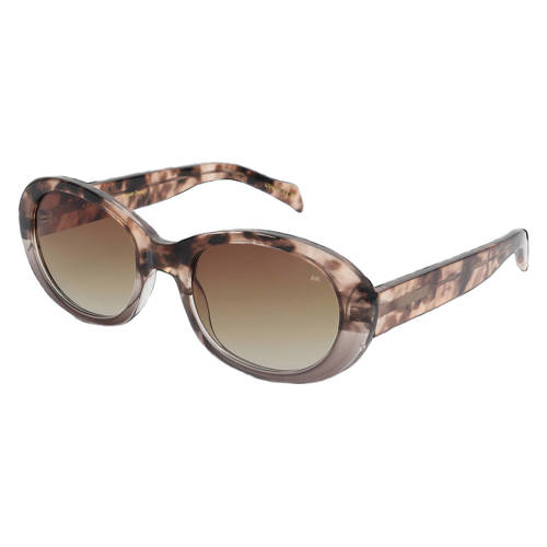 A.Kjaerbede zonnebril Anma met tortoise print lichtbruin afbeelding