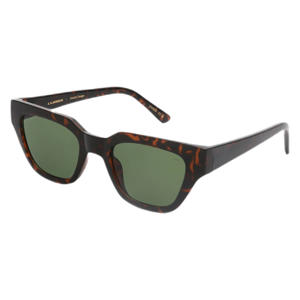 zonnebril Kaws met tortoise print donkerbruin