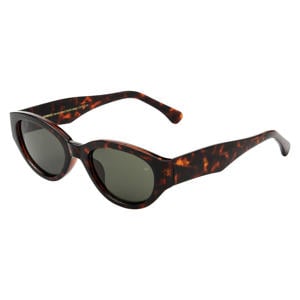 zonnebril Winnie met tortoise print donkerbruin