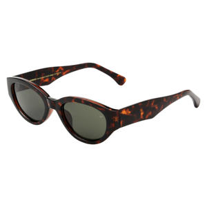 zonnebril Winnie met tortoise print donkerbruin