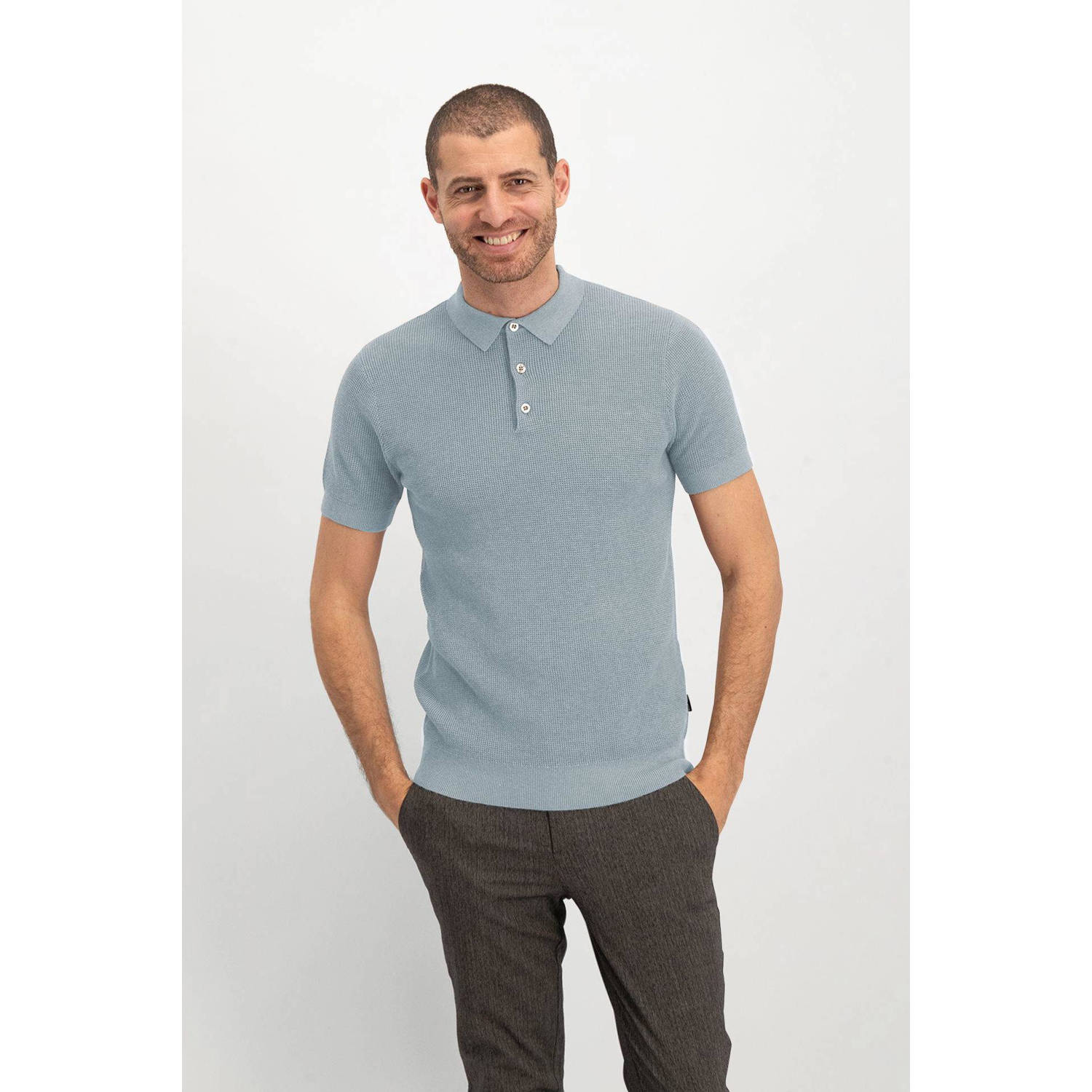 Saint Steve gebreide polo SIETSE