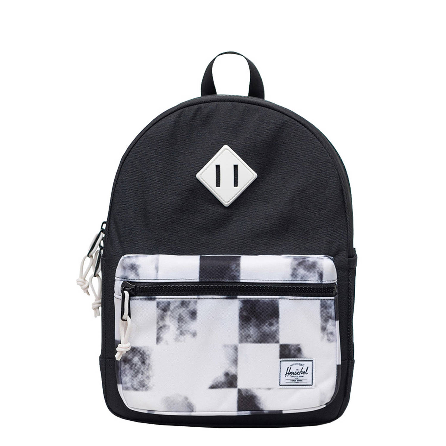 Herschel rugzak Heritage Kids zwart wit