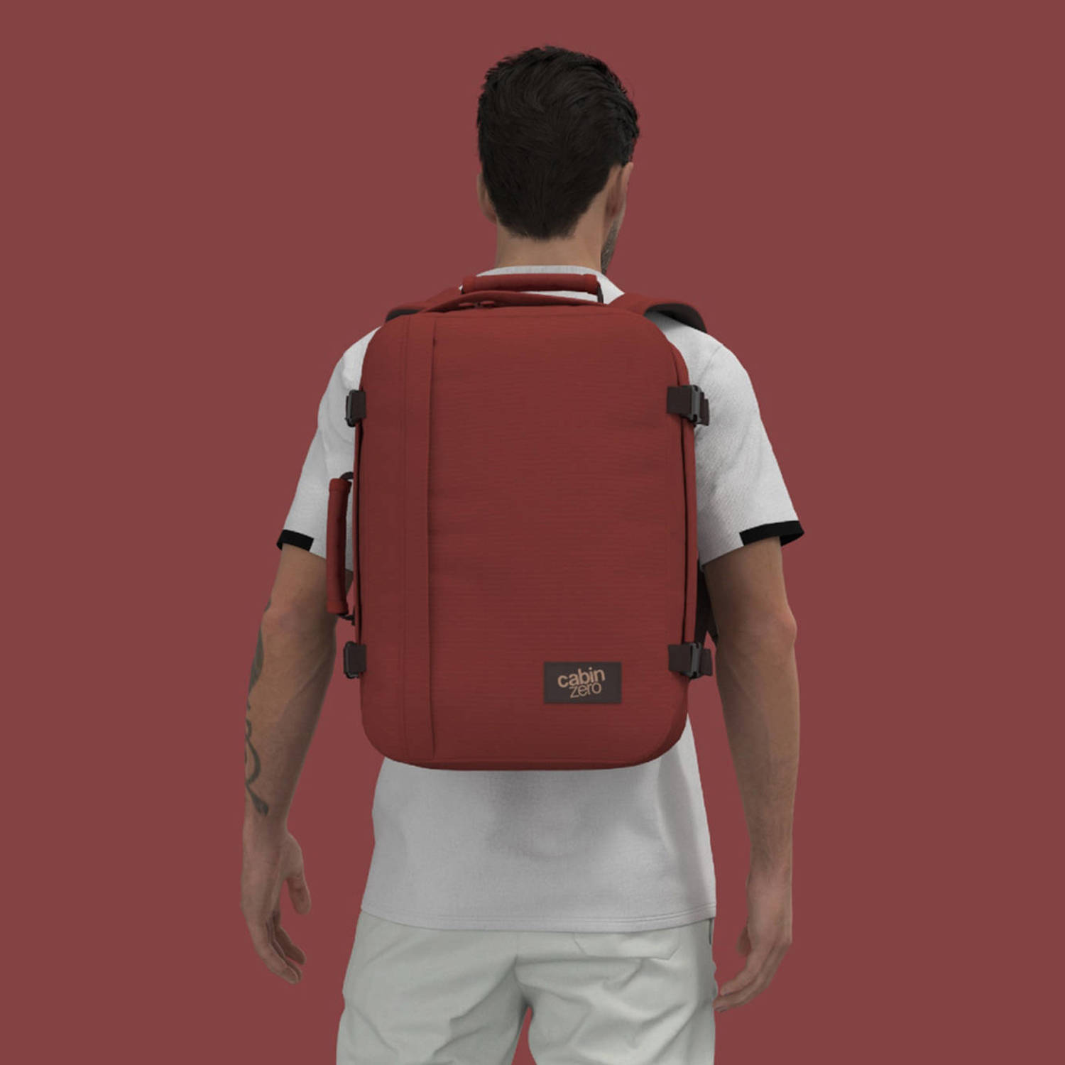 CabinZero reistas Clssic 36L rood