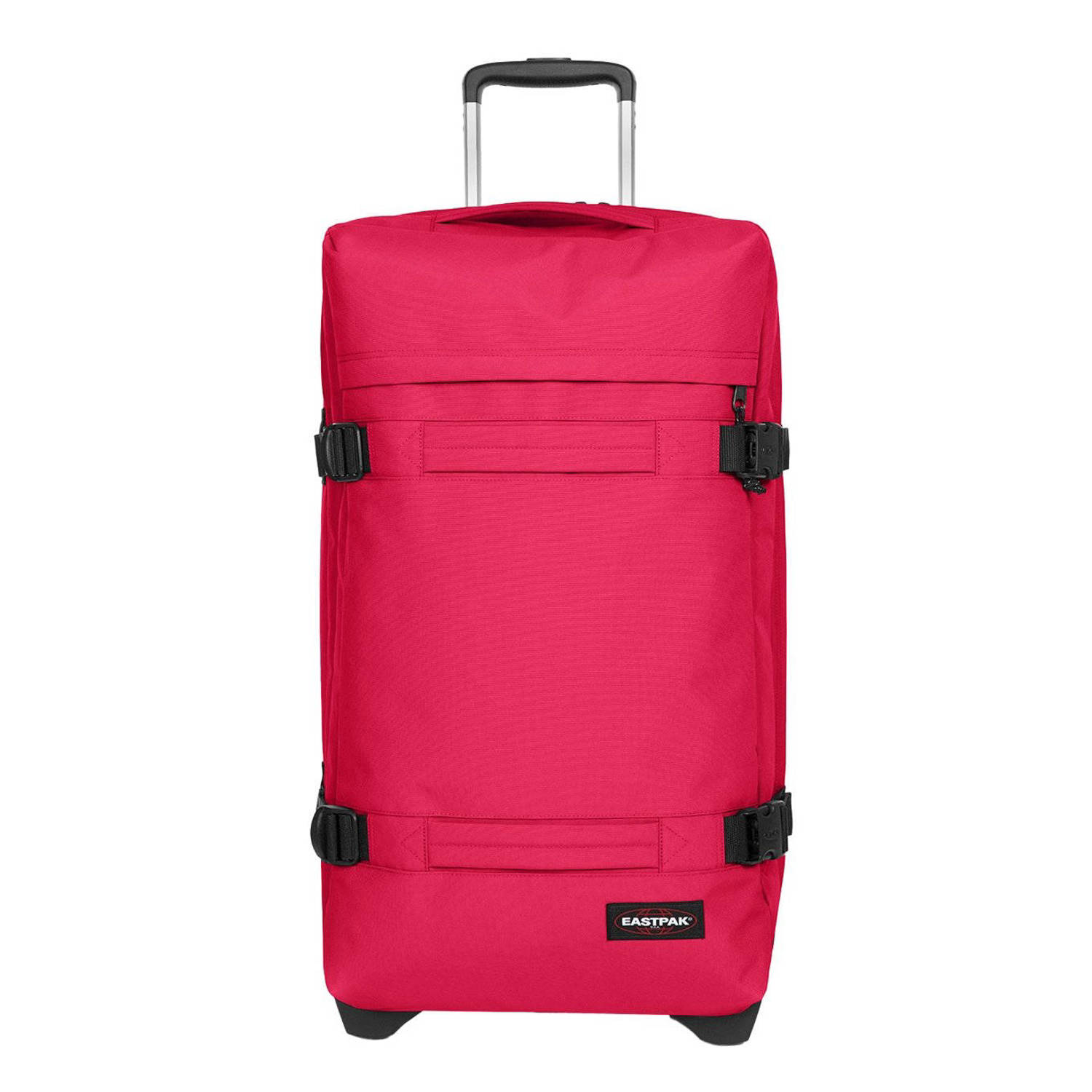 Eastpak Reis in stijl met deze grote koffer in Strawberry Pink Unisex