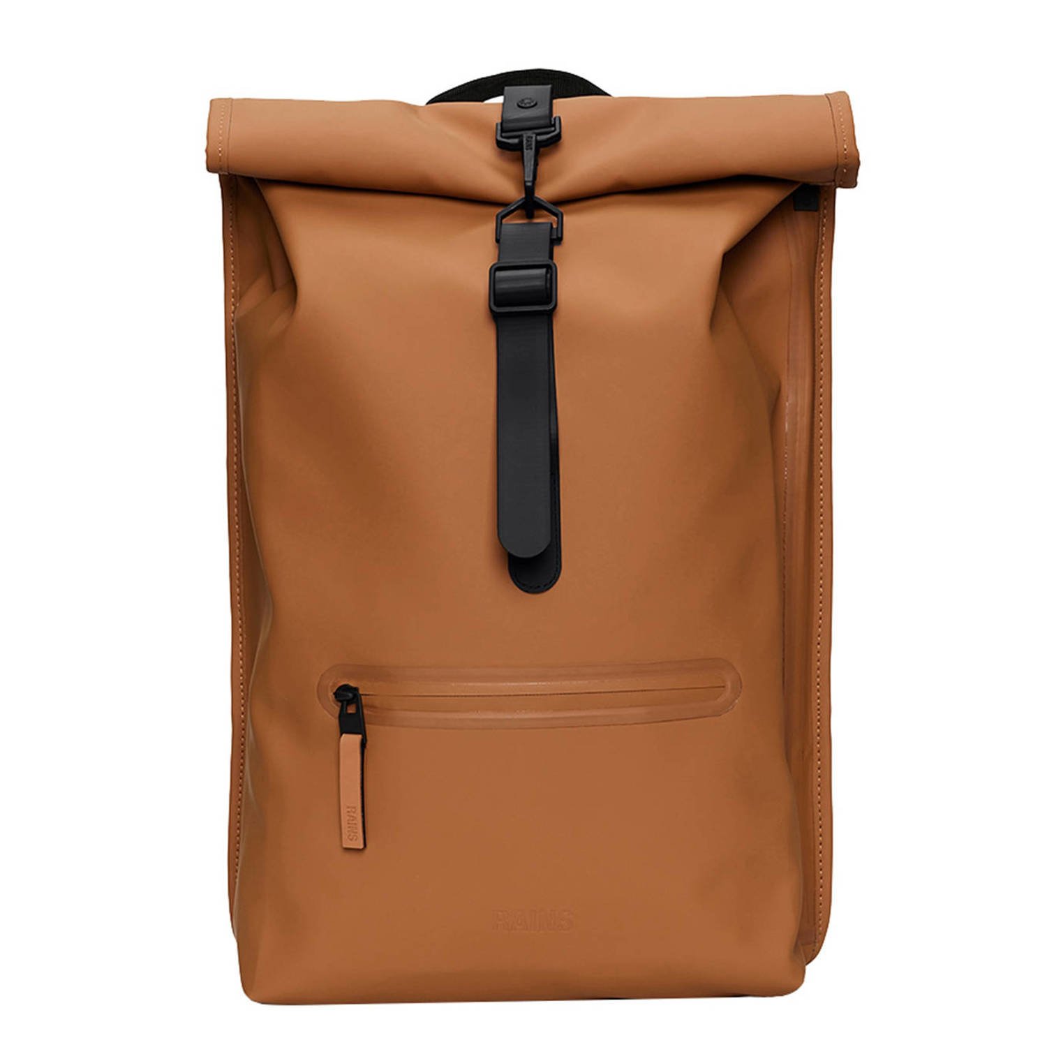 Rains Rolltop Rugzak Waterdicht Stijlvol Brown Unisex