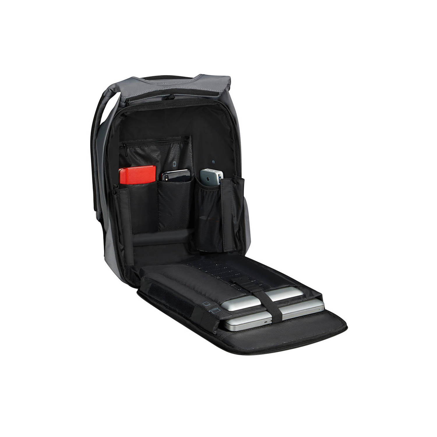 Samsonite 15.6 inch laptop rugzak Securipak 2.0 grijs